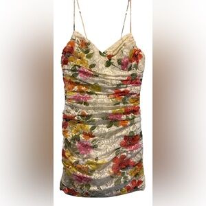 Phoebe Couture Multicolor Floral Mini Dress